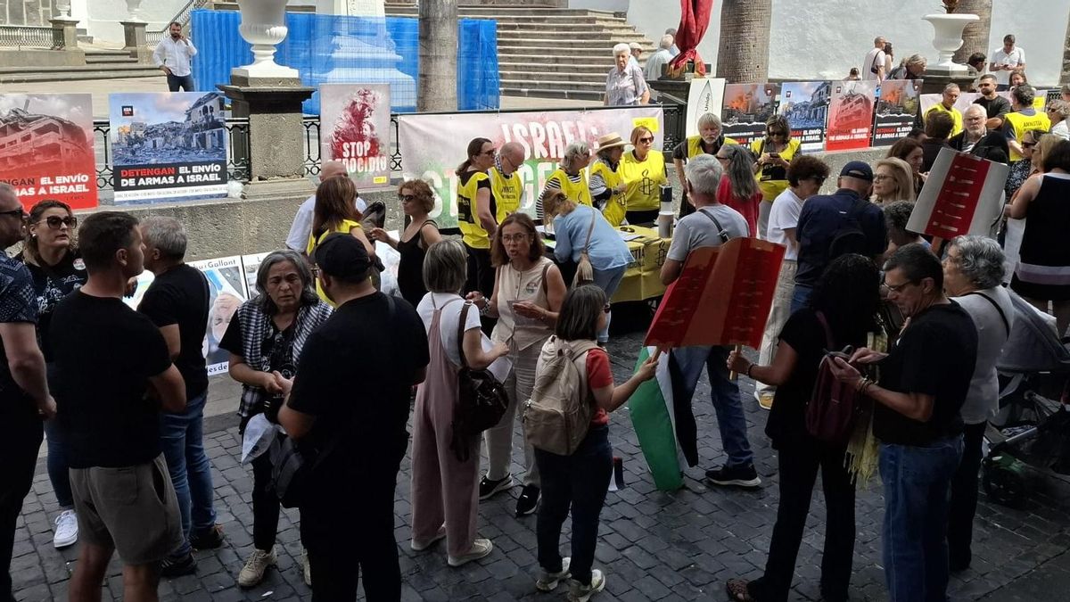 ‘Stop al genocidio’: concentración en La Palma por la crisis de derechos humanos en Gaza
