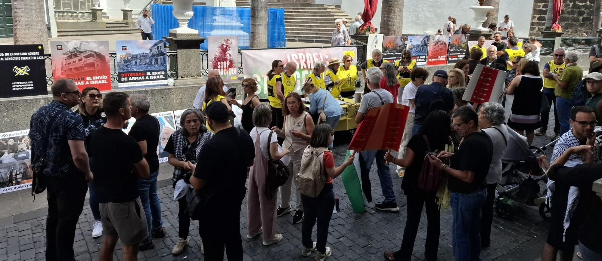 ‘Stop al genocidio’: concentración en La Palma por la crisis de derechos humanos en Gaza.