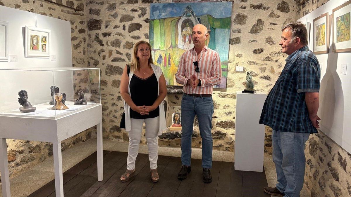 El Sitio Histórico de Melque inaugura una muestra del escultor y pintor Jorge Lencero