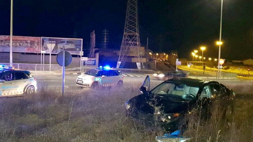 La detención se produjo en la rotonda de los Hospitales de León.