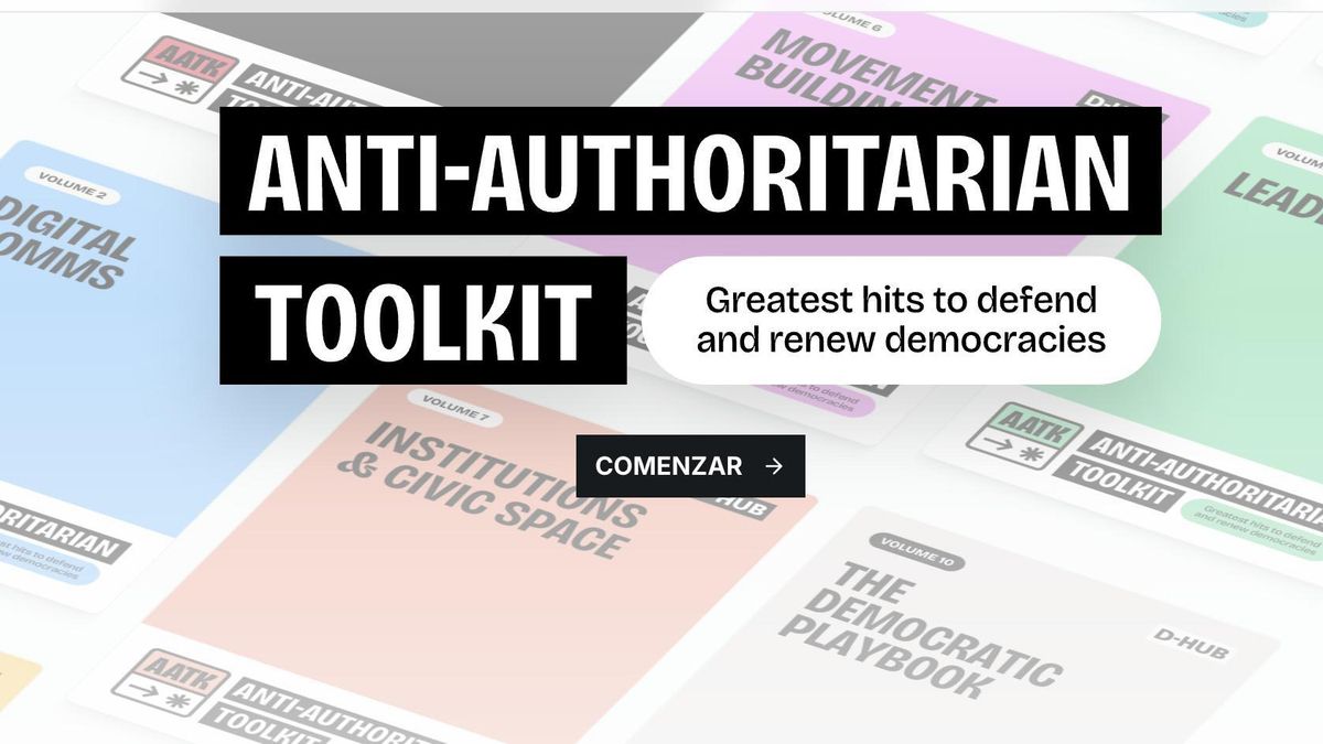 Captura de pantalla del Toolkit Antiautoritario.