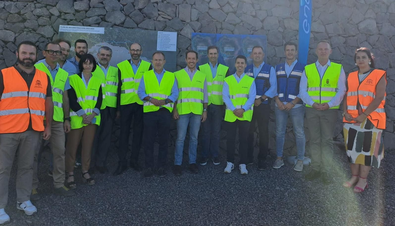 Endesa ha ejecutado ya el 70% de las actuaciones para reconstruir el doble anillo eléctrico de La Palma destruido por el volcán.