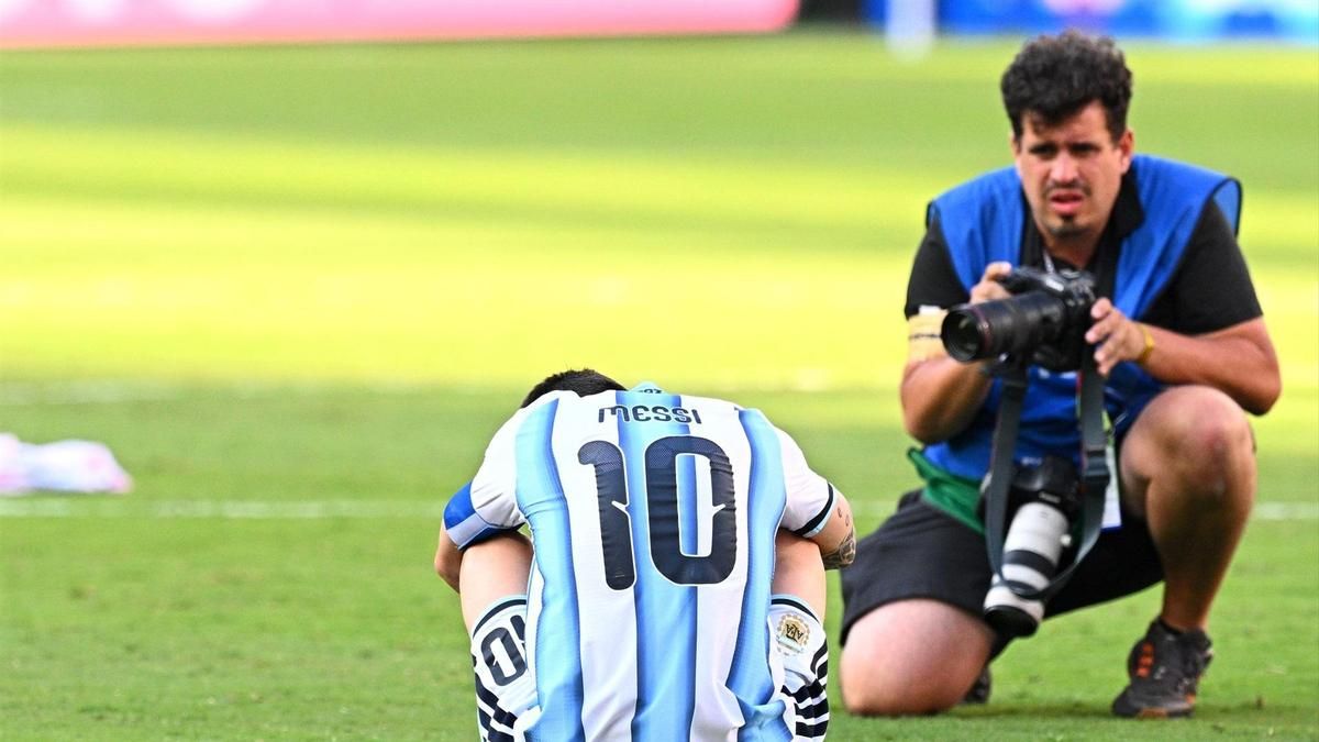 Messi, tras perder la final contra España.
