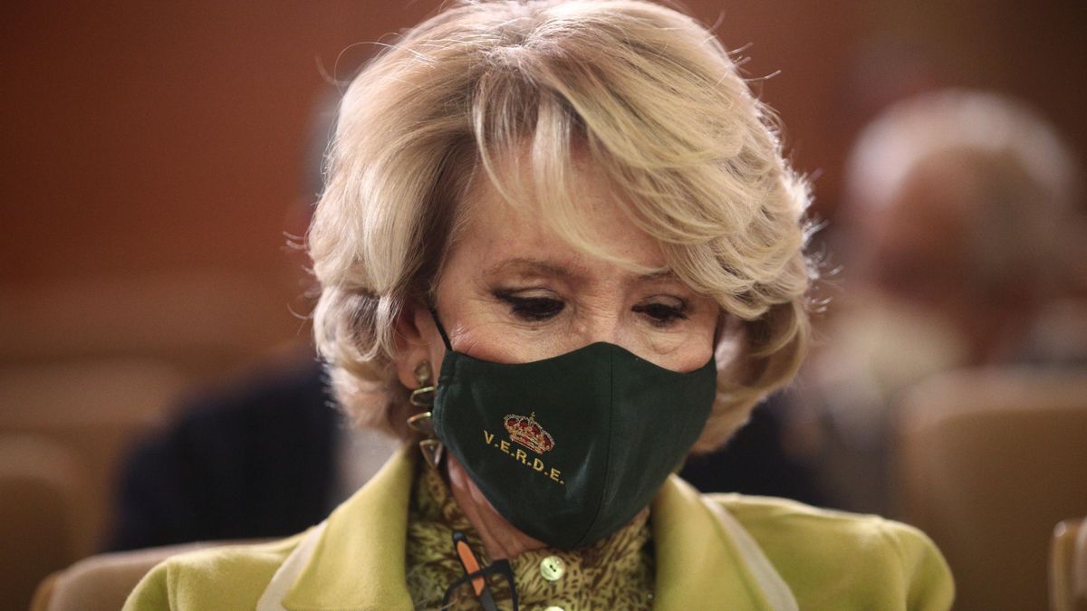 Archivo - La expresidenta de la Comunidad de Madrid Esperanza Aguirre