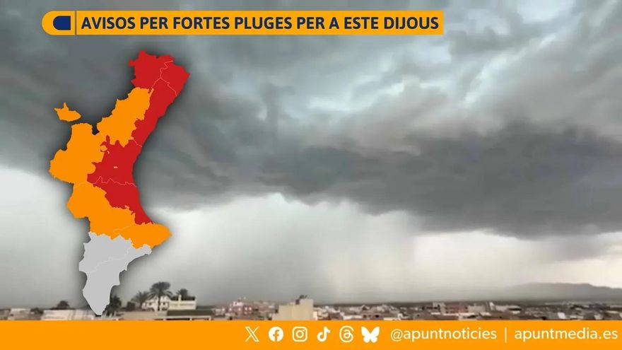 À Punt despliega 25 equipos en directo para una programación especial por el temporal