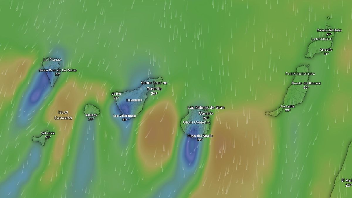 Varias islas de Canarias, en aviso amarillo el fin de semana