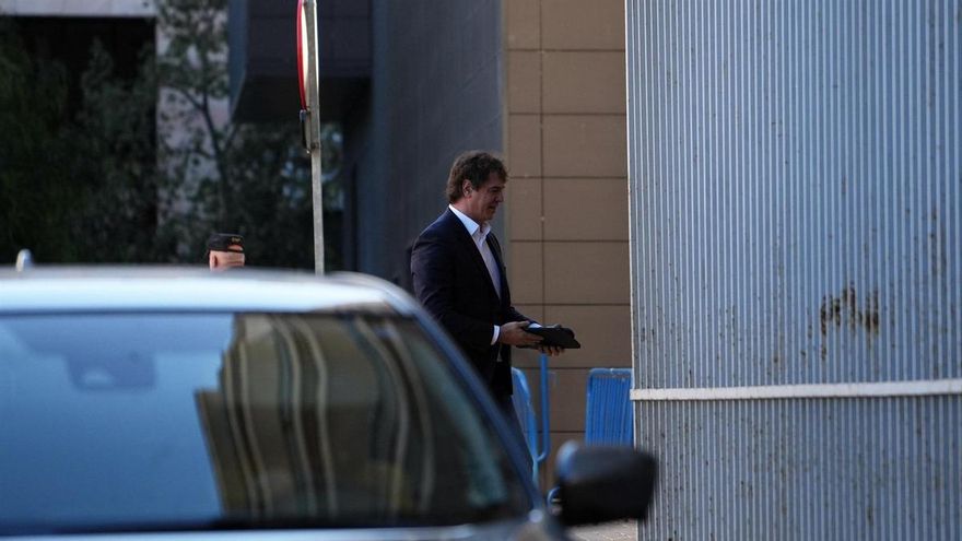El hermano del Presidente del Gobierno, David Sánchez, a su llegada a la sexta jornada de un juicio en la Audiencia Provincial de Badajoz, a 8 de junio de 2026, en Badajoz, Extremadura (España).