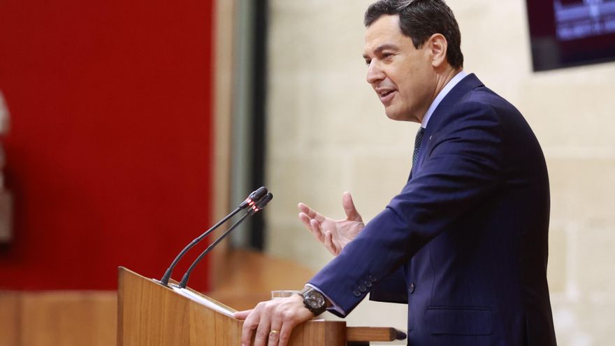 Archivo - El presidente de la Junta, Juanma Moreno