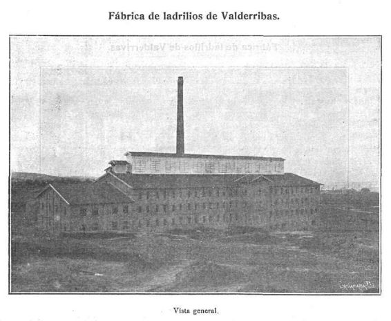 Así era la fábrica de ladrillos de Valderribas