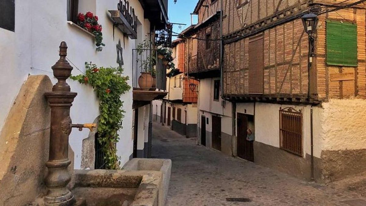 El pueblo de Hervás, en el Valle del Ambroz.