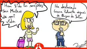 Así se han visto los Sanmateos... desde Salou