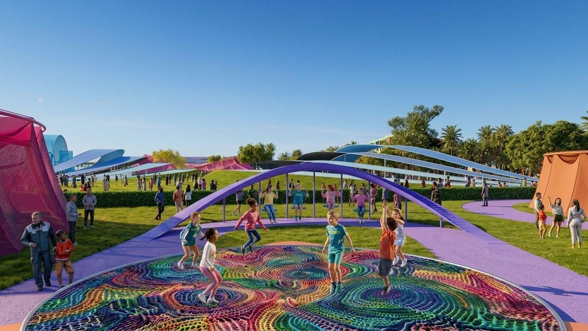 Recreación de Mancondito, junto al Estadio Shakira.