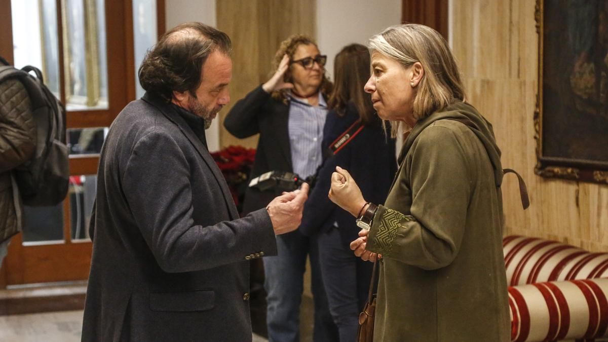 Isabel Albás en el Pleno de diciembre en el Ayuntamiento