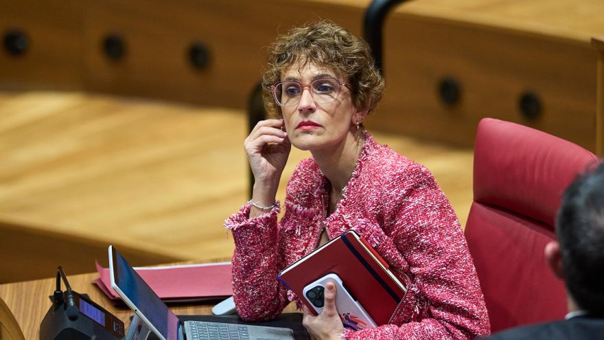Chivite propone modificar el Estatuto para que el euskera sea reconocido como lengua "propia" de Navarra