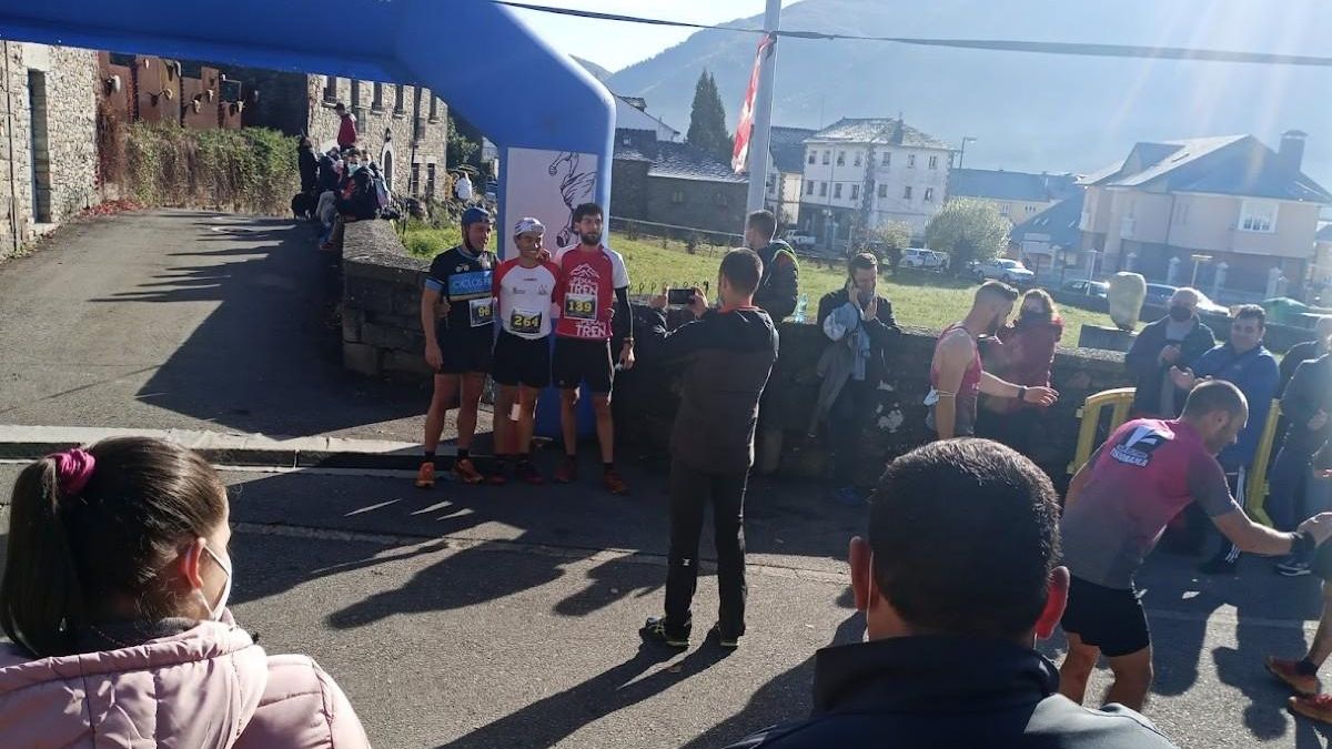 Carrera Villablino Trail, en una imagen de la edición de 2021.