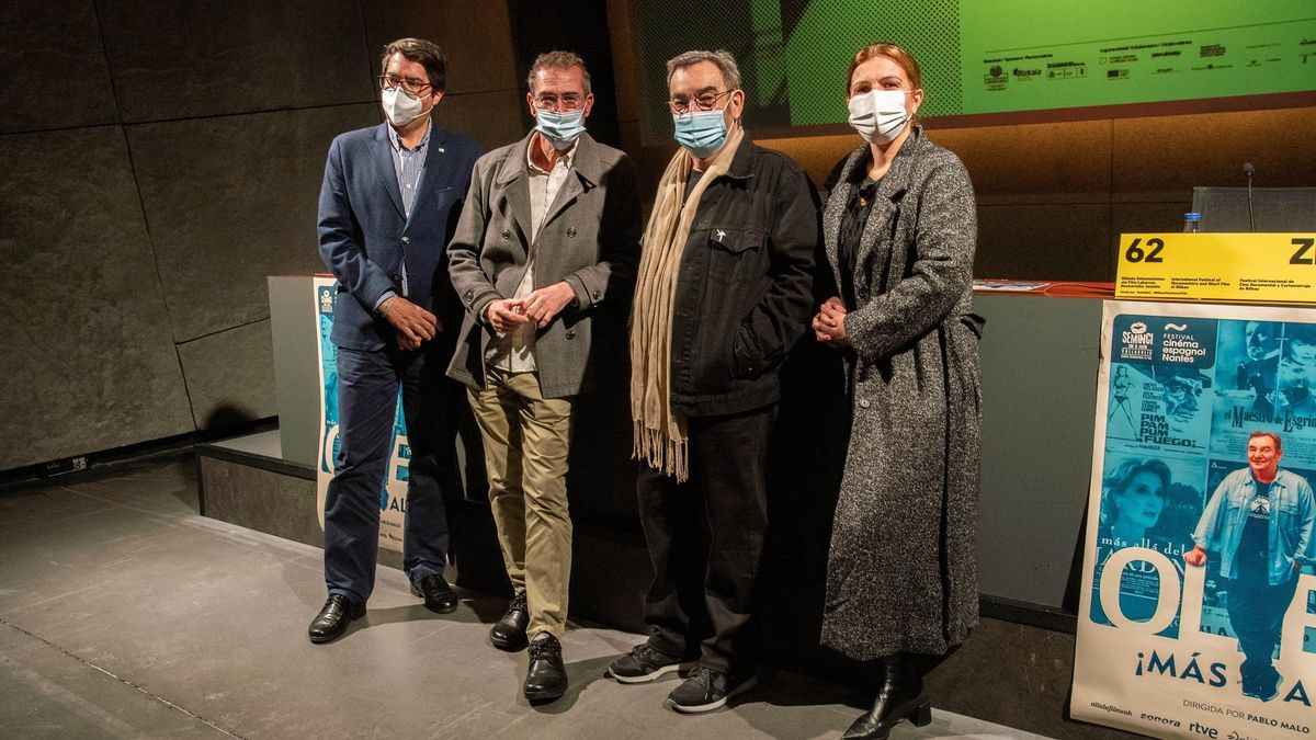 Olabarria, Pablo Malo, Pedro Olea y Vanesa Fernández, de Zinebi