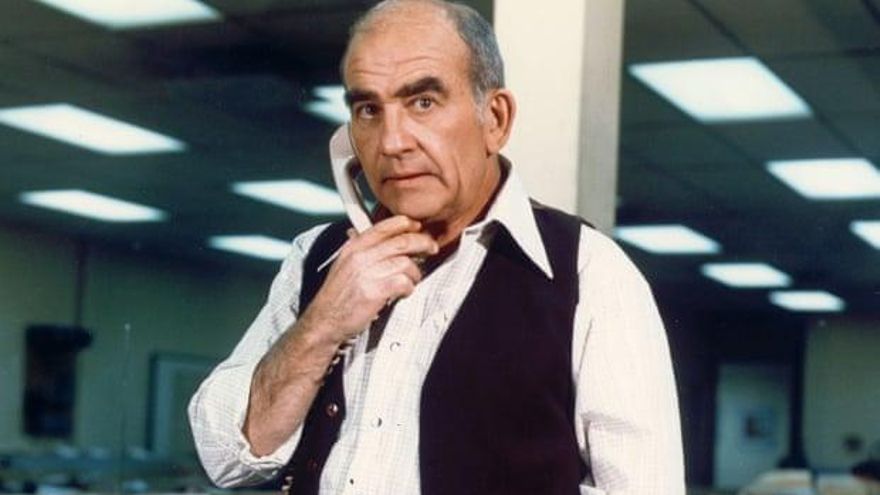 Ed Asner en un episodio de 'Lou Grant'