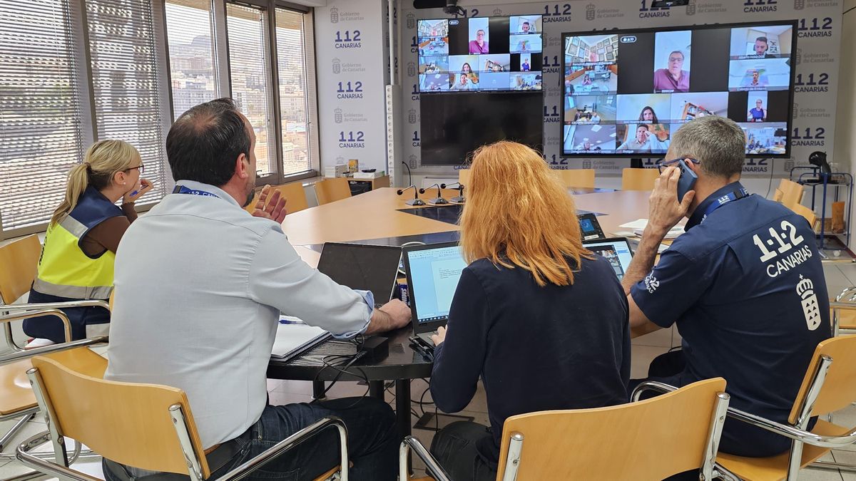 Reunión  del Comité Asesor  del Plan Territorial de Emergencia de Protección Civil de la Comunidad Autónoma de Canarias.