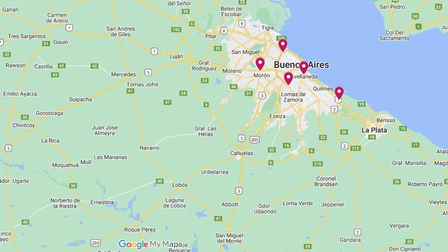 El mapa de los cortes del "piquetazo nacional": uno por uno, dónde serán los bloqueos en Capital y el resto del país