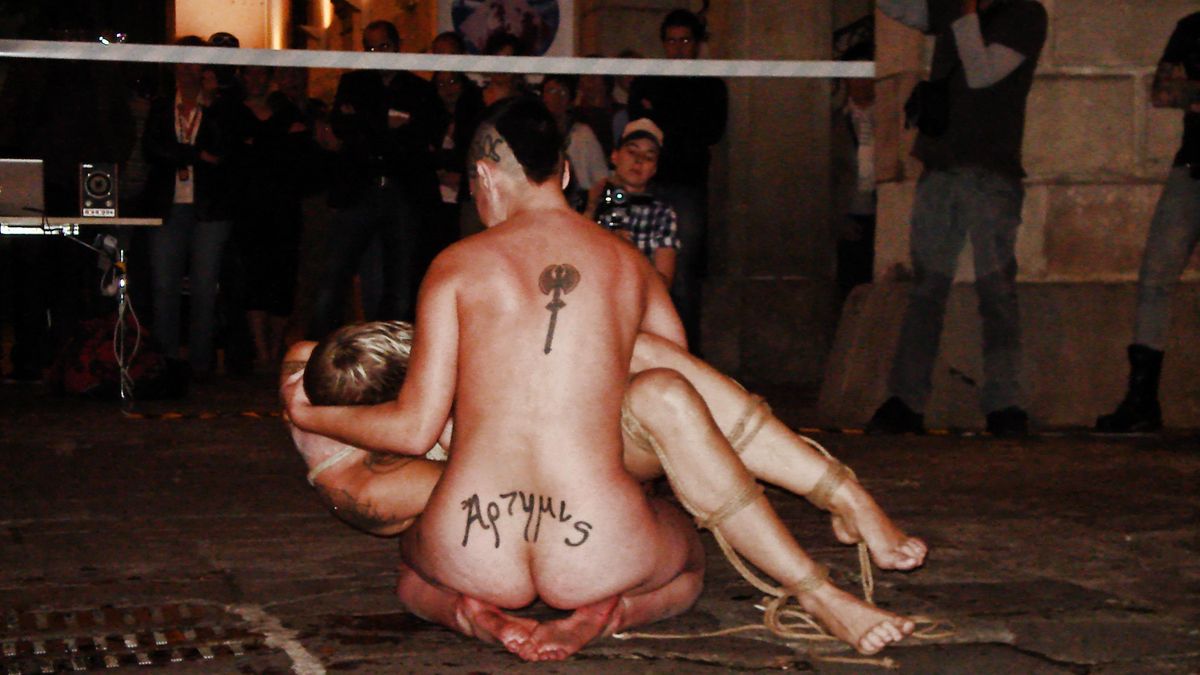 Peformance titulada Oh Kaña, año 2010