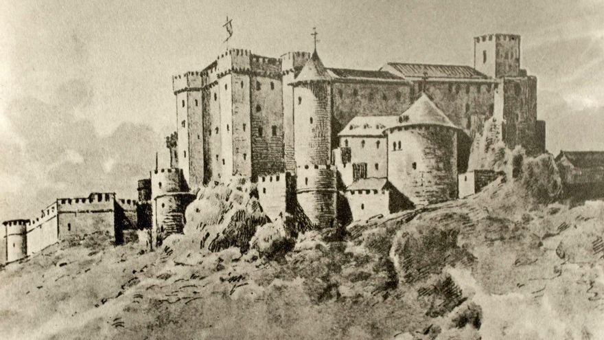 Interpretación de Isidro Gil del Castillo de Burgos del retrato de fray Alonso de San Vitores pintado por Ricci en el siglo XVII.