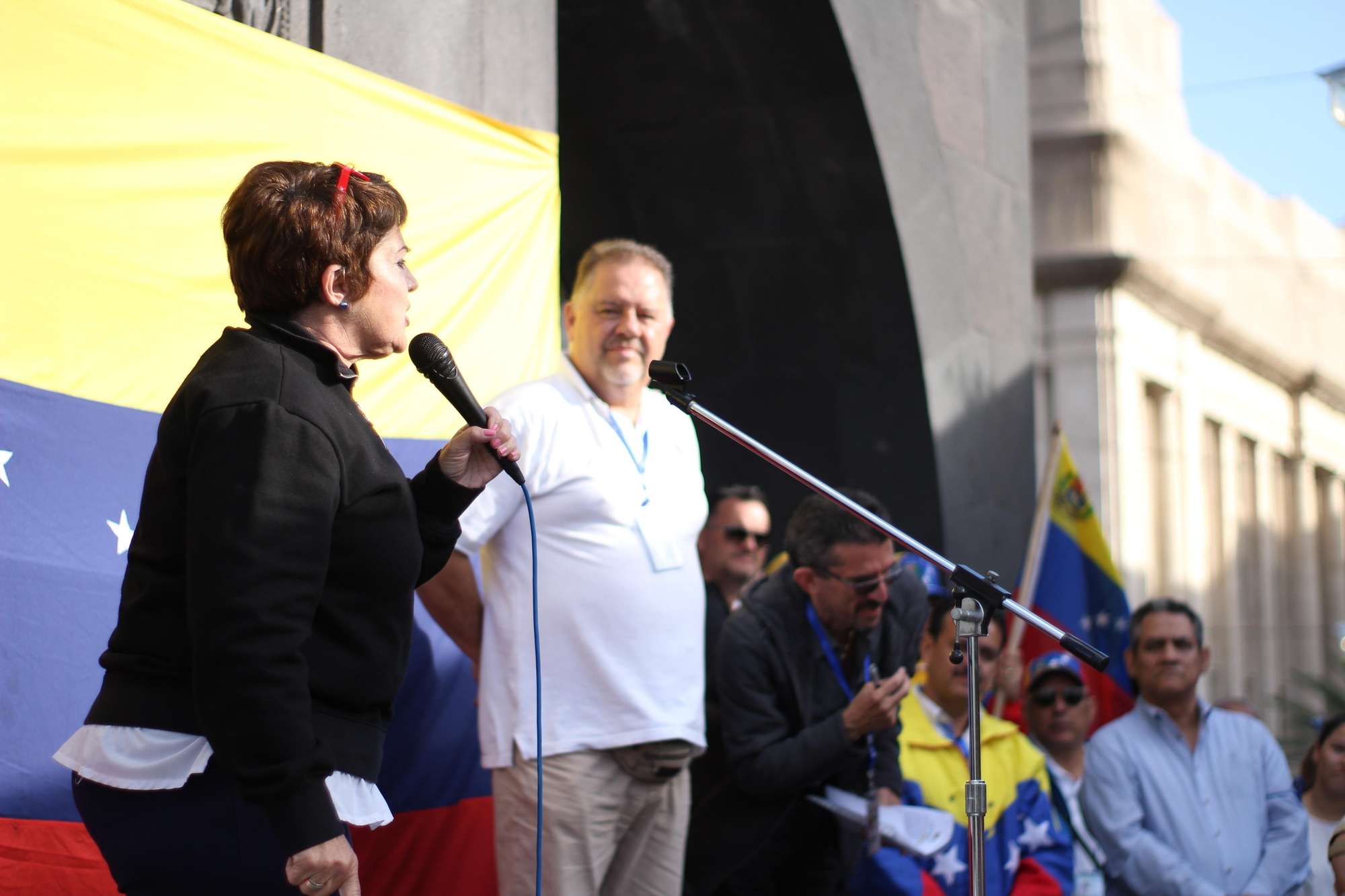 Concentración en Tenerife a favor de Juan Guaidó