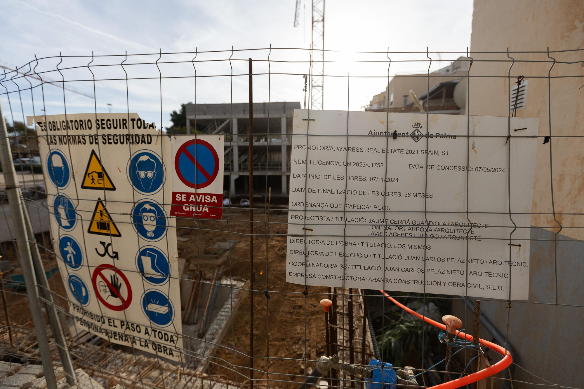 Una de las promociones inmobiliarias impulsadas en Es Coll d'en Rabassa