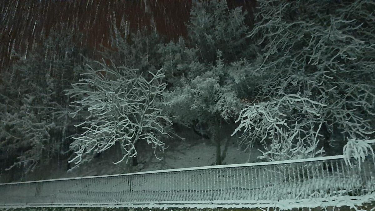 Nieva en Nieva de Cameros