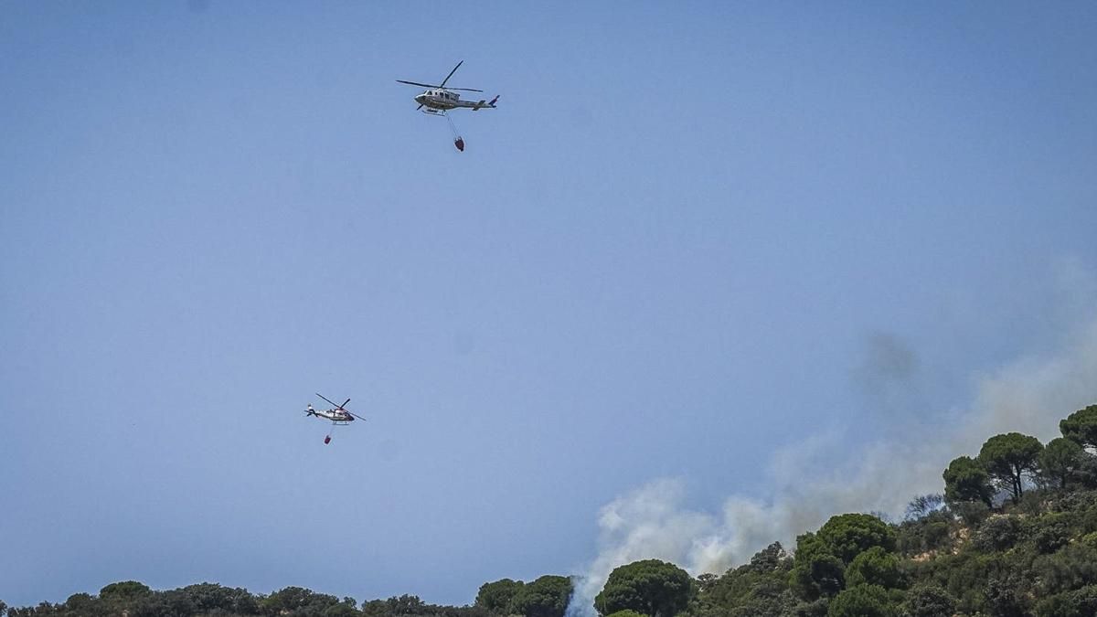 Extinguido el incendio forestal de Cerro Muriano declarado el viernes