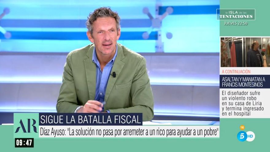 Joaquín Prat, tras dirigirse a realización