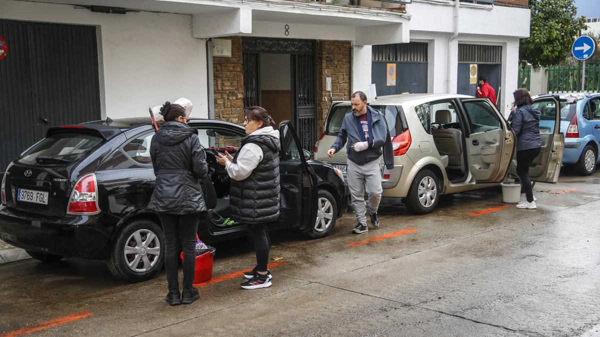 Daños por la lluvia en avenida del Corregidor