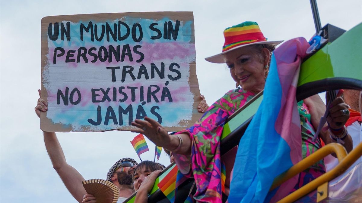 Manifestación del Orgullo en Sevilla. A 27 de junio de 2026 en Sevilla.