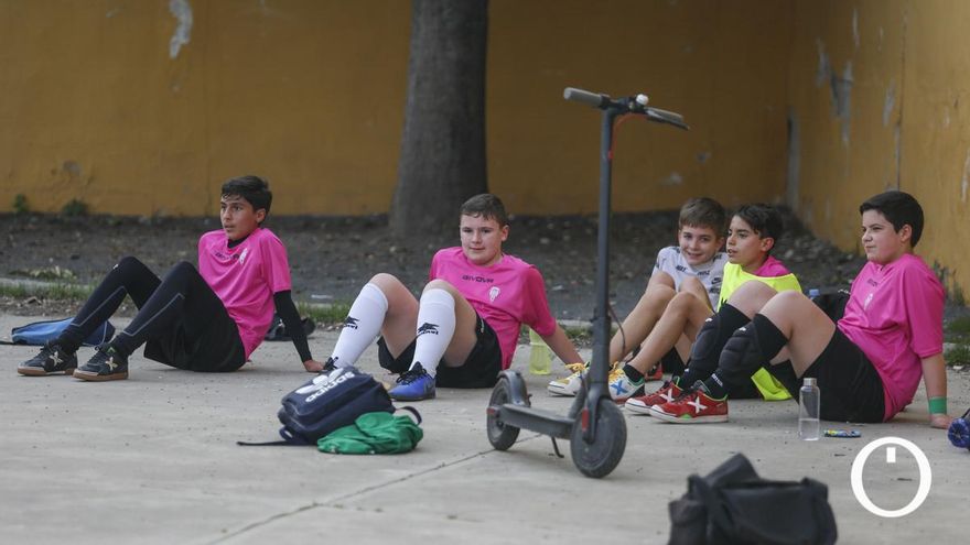 Entrenamiento de la cantera del Córdoba Patrimonio de la Humanidad