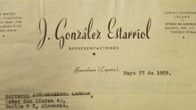 Logo comercial de la empresa tapadera (JGE S.A.) del PCE