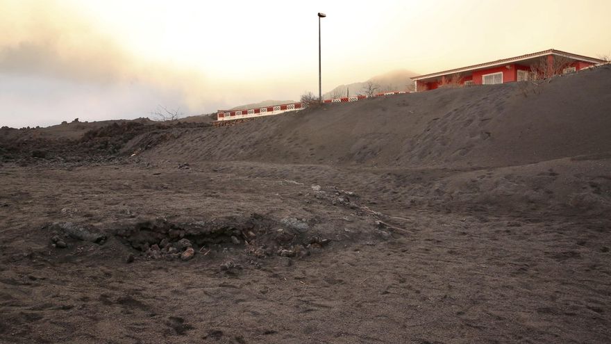 La colada de lava en Las Manchas.