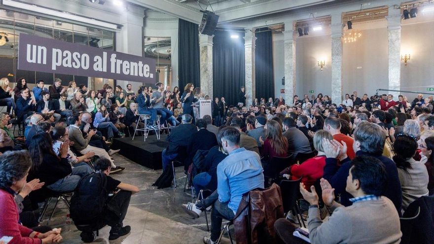 El acto de 'un paso al frente' en el Círculo de Bellas Artes