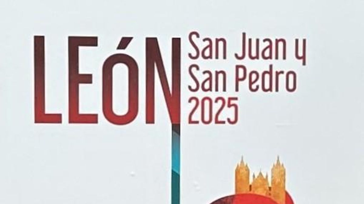 Cartel completo de las fiestas de San Juan y San Pedro 2025 de León capital.