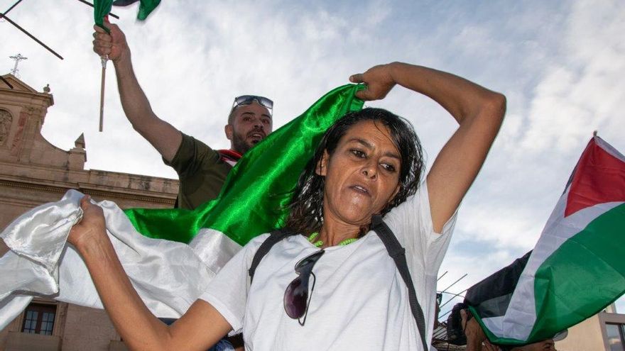 Centenares de murcianos se manifiestan en apoyo a Palestina