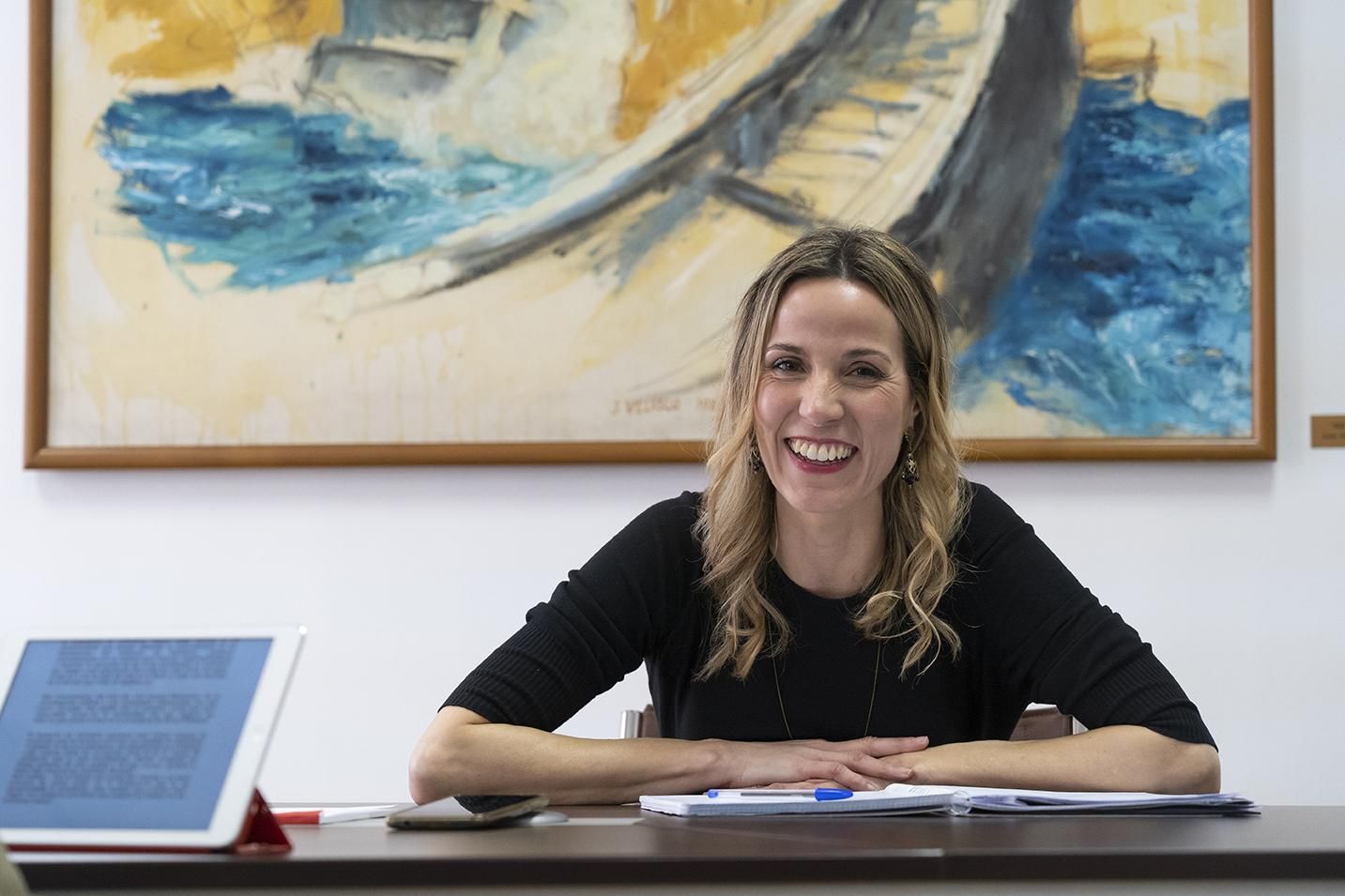 Morán durante su entrevista con elDiario.es.