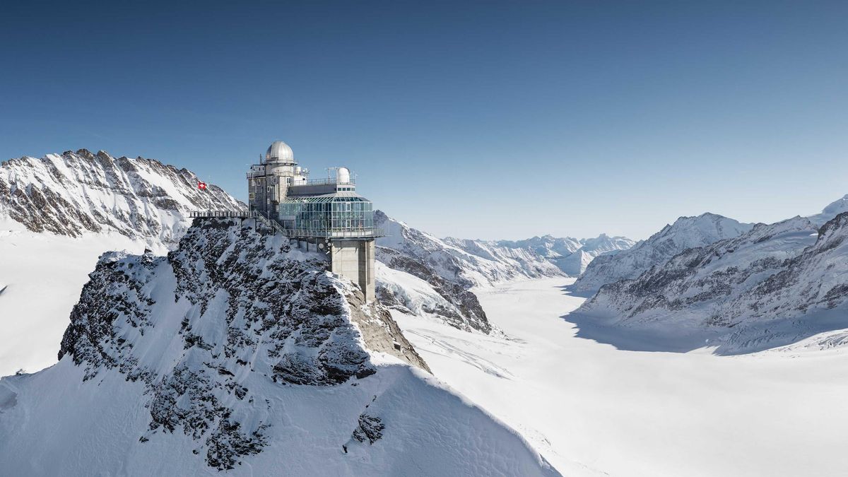 Jungfraujoch, a 3.454 metros de altitud.