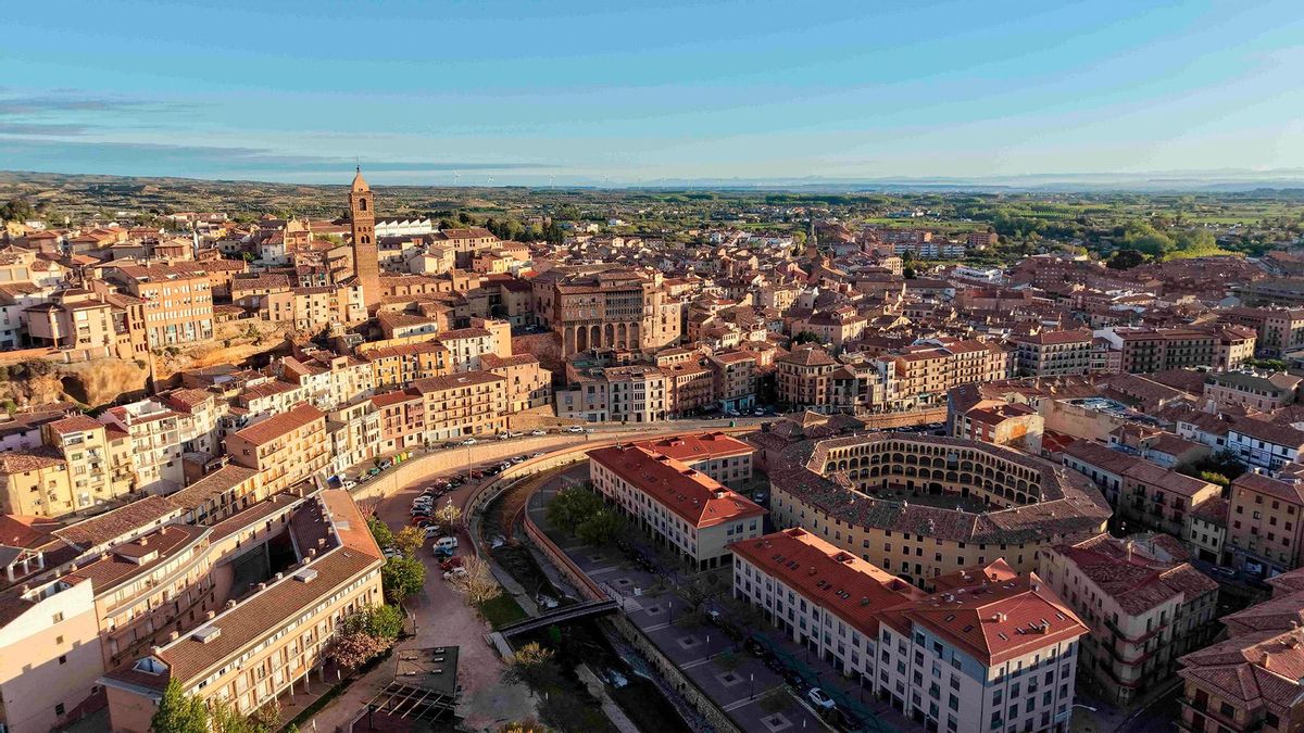 Vista aérea de Tarazona