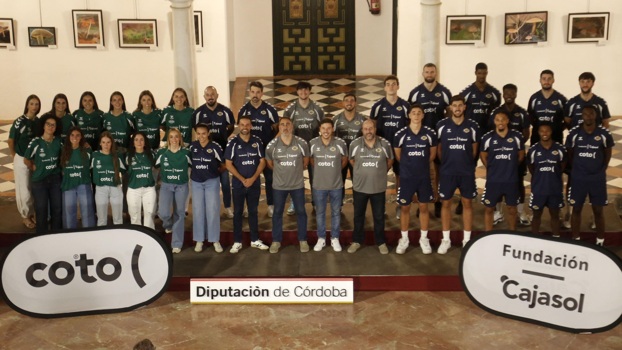 Presentación de los equipos del Cajasol Coto Córdoba CB