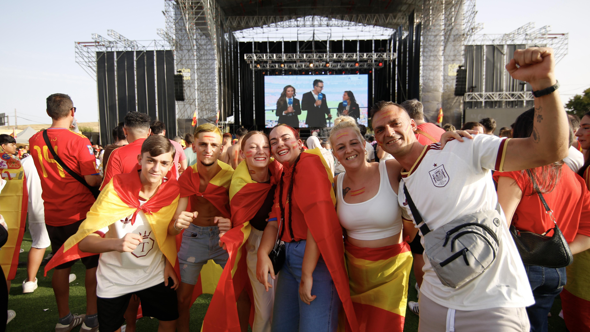 Afición de la selección española en el Córdoba Live