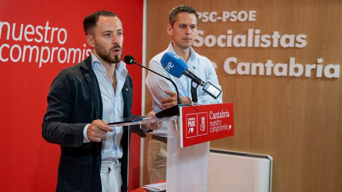 El secretario de Salud de la Comisión Ejecutiva Autonómica del PSOE de Cantabria, Marcos Agudo.