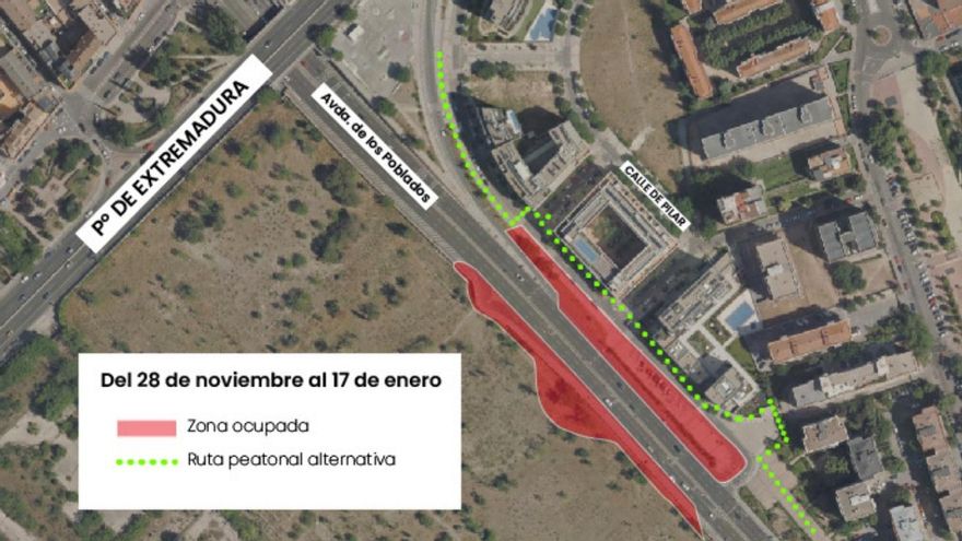 Ocupaciones al tráfico en la avenida de los Poblados