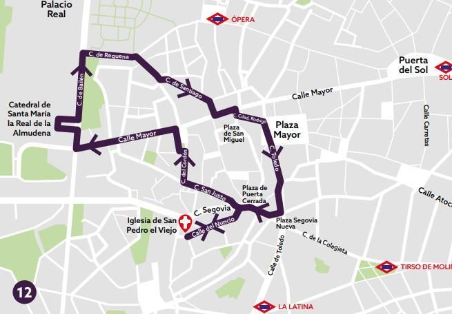 Recorrido de la procesión de Jesús el Pobre de Jueves Santo