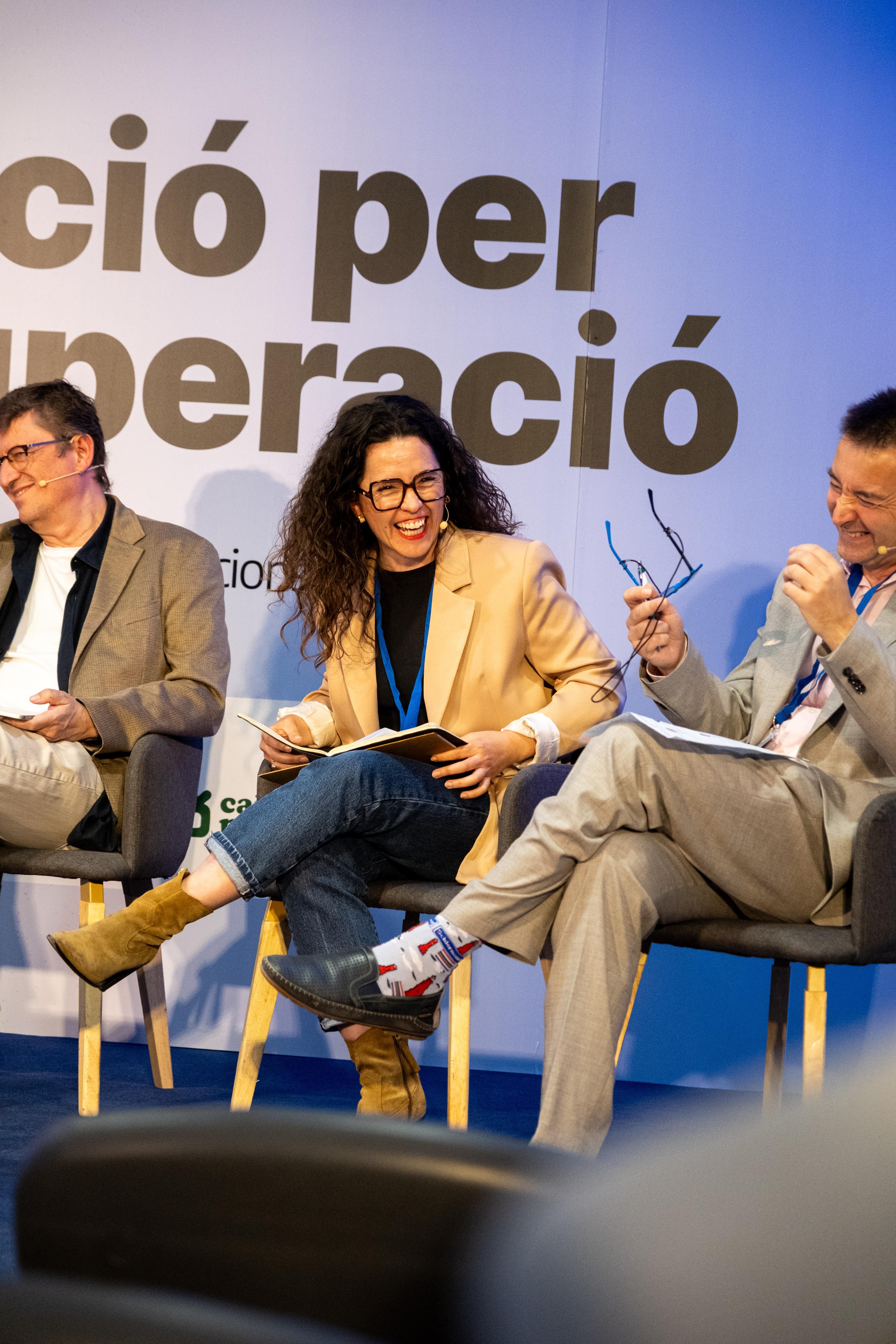 Pau Rausell, Julia Pineda y Paco Alós.