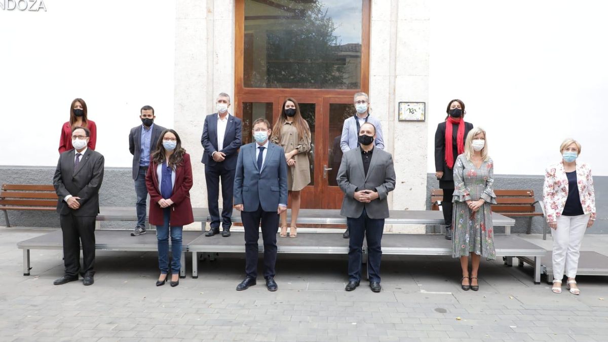 El pleno del Consell, reunido este viernes en Ayora.