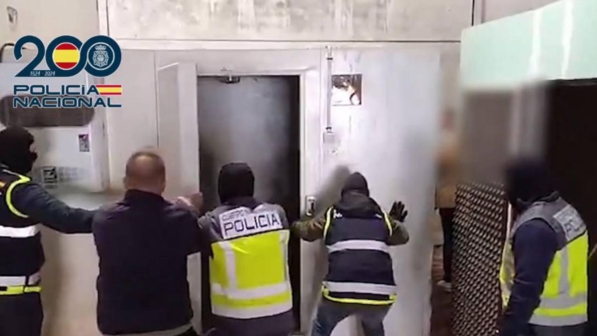 Entrada al narcotúnel de Ceuta a través de un frigorífico