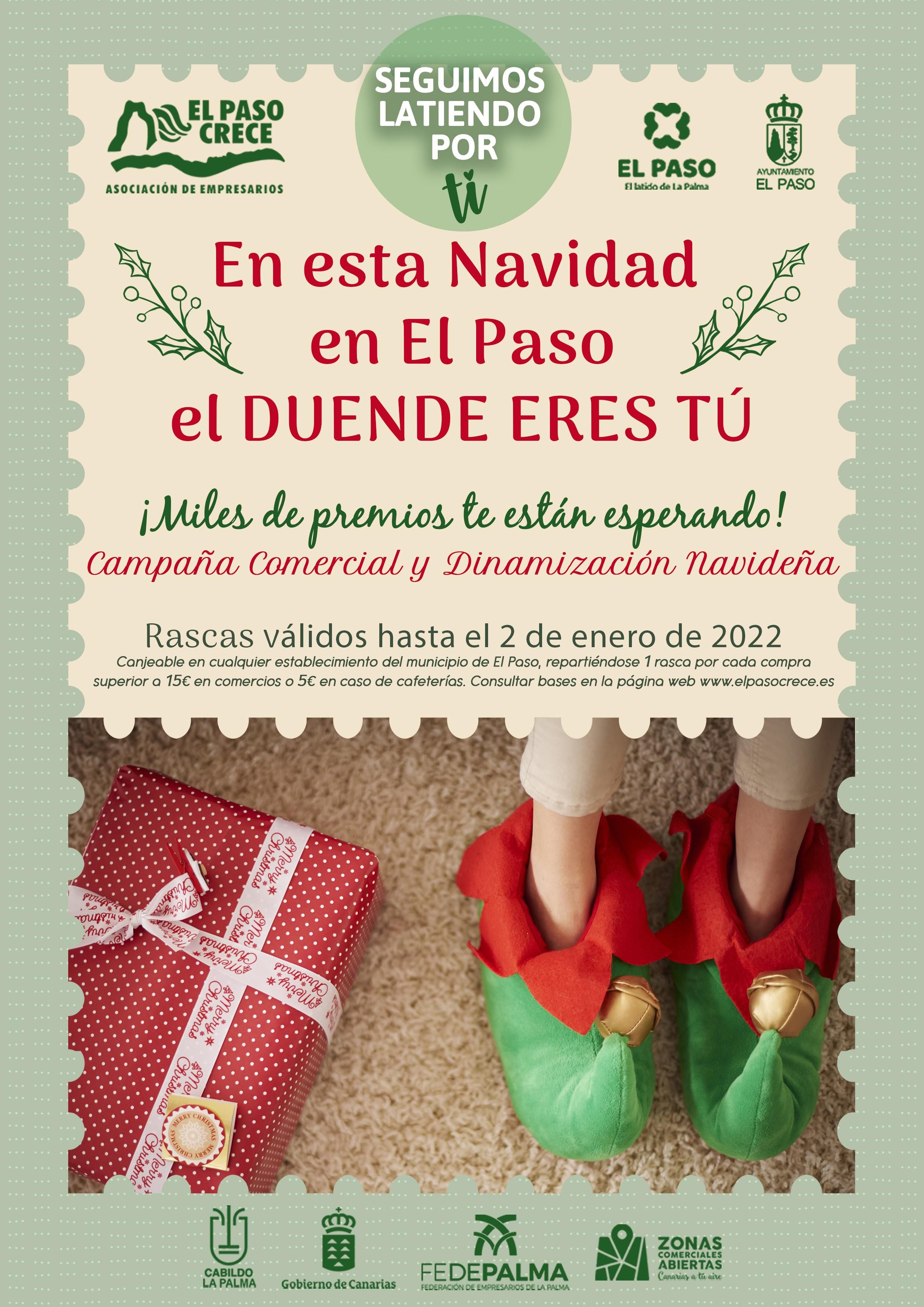 Cartel de la campaña navideña.